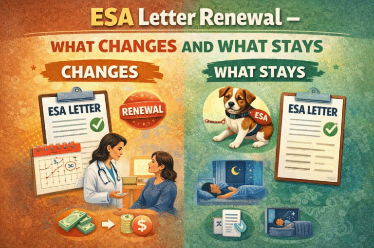 ESA Letter Renewal: What Changes and What Stays